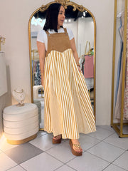 K"  CAMEL GREEN DRESS