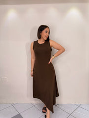 NAILA BROWN DRESS