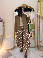 BARREL BROWN POLKA DOT PANT