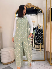 DAISY” SAGE JUMPSUIT