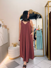 NELIZA MAXI DRESS DUSTY ROSE