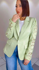 ANALIA SAGE BLAZER