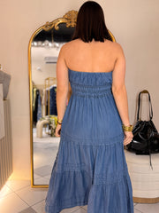 MICHEL DENIM DRESS