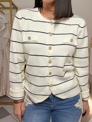 GREISA” IVORY SWEATER LÍNEA