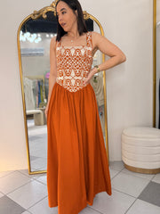 ZOE ORANGE DRESS