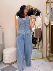 LIGHT DENIM SET PAU