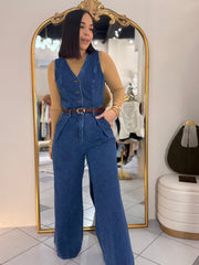 KENIA DENIM JUMPSUIT