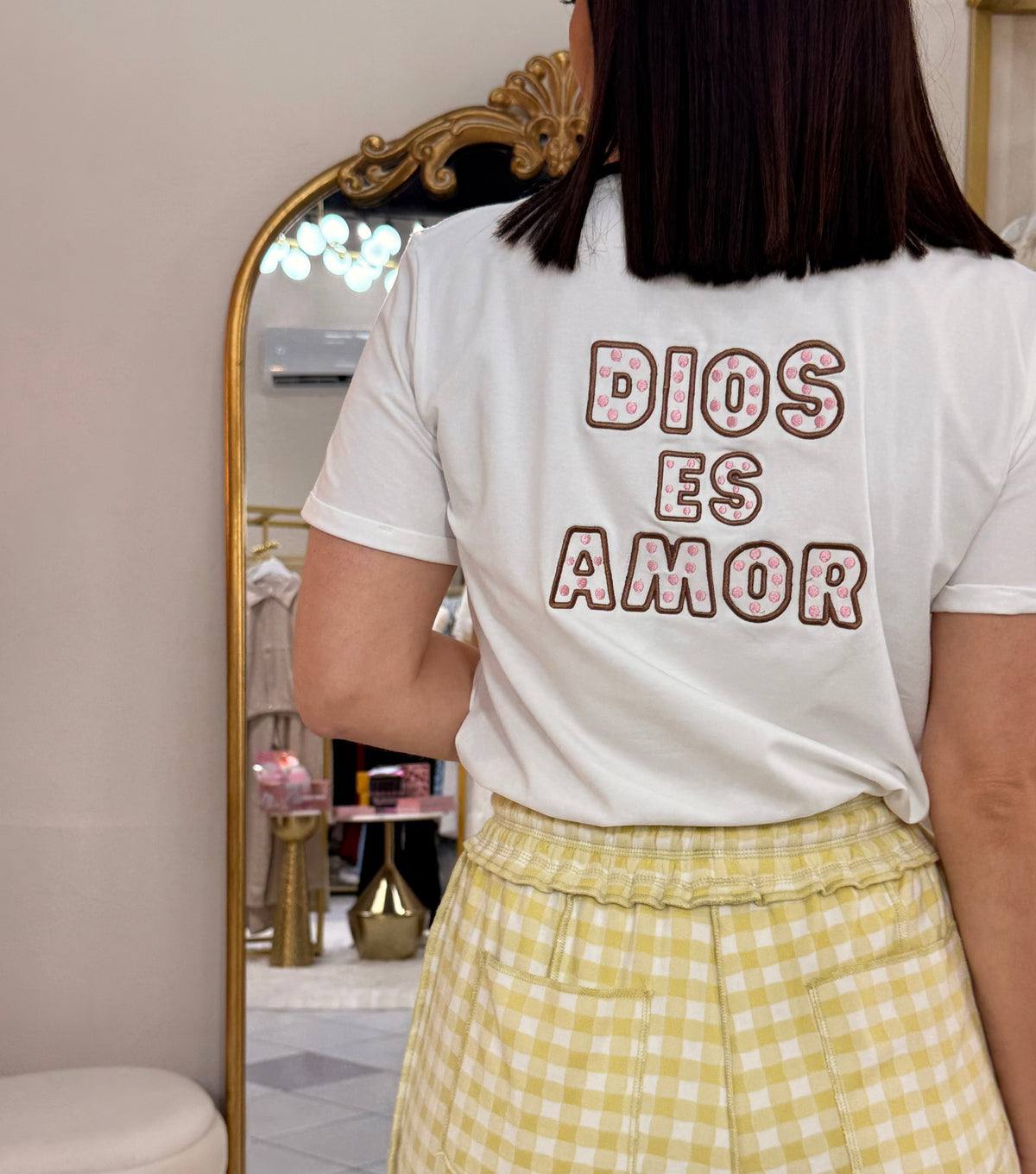 DIOS ES AMOR " TSHIRT WHITE