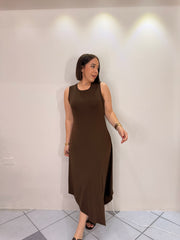 NAILA BROWN DRESS
