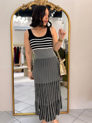 DRESS NEGRO Y BLANCO