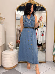 DANIELA” DENIM DRESS