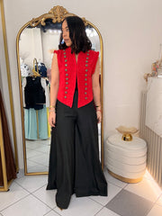 NAPOLEÓN RED DENIM VEST