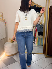 ANAISA” TSHIRT BLANCA