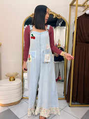 CHERRY OVERAL DENIM