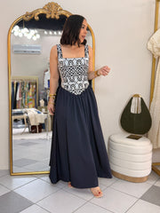 ZOE NAVY  DRESS