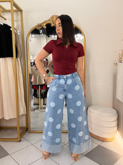 LIGHT DARK POLKA DOT “ PANTALÓN