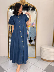 DARK DENIM DRESS