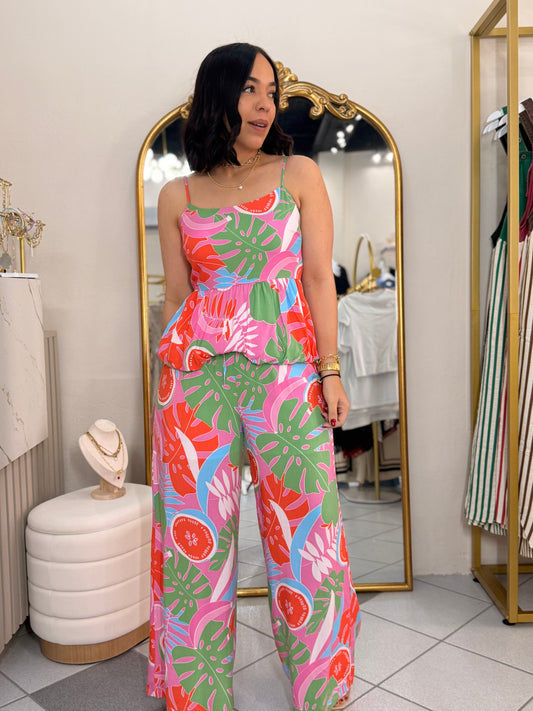 KARINA” PINK PALMERA SET