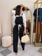 NELITZA JUMPSUIT DENIM BLACK