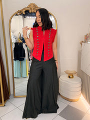 NAPOLEÓN RED DENIM VEST