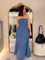 MICHEL DENIM DRESS