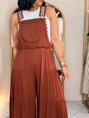 BROWN  JUMPSUIT