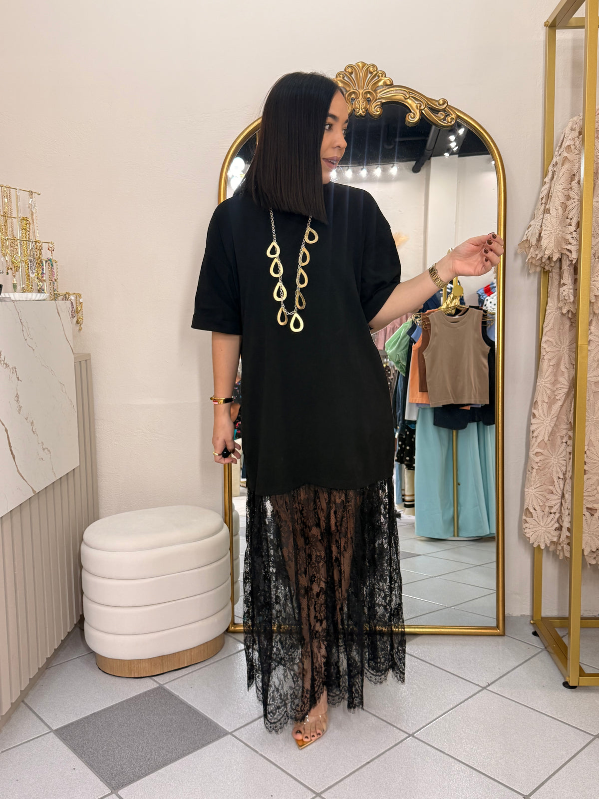 KATHERINA” BLACK DRESS