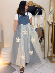 FLOR LIGHT DENIM DRESS