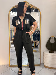 ARENA BLACK JUMPSUIT