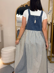 FLOR LIGHT DENIM DRESS