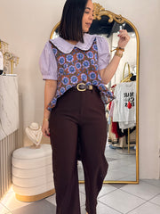 PANTALÓN ELEGANTE CHOCOLATE