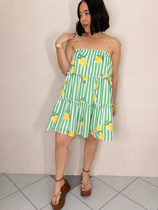 LIMÓN GREEN DRESS