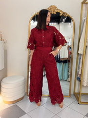BURGUNDY  ELEGANTE SET