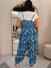 BLUE/GREEN JUMPSUIT