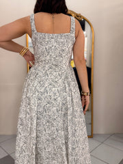JULIETA FLORY BLACK DRESS