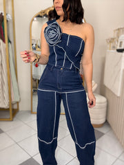 SUHEY” DENIM SET