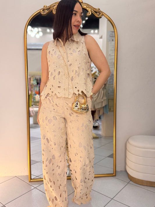 BEIGE  SET DOS PIEZAS