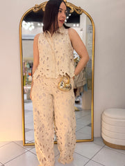 BEIGE  SET DOS PIEZAS