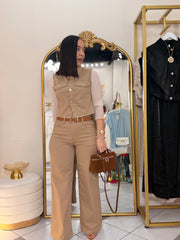 JESI” BEIGE SET DOS PIEZA