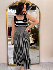 DRESS NEGRO Y BLANCO