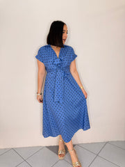 ESMERAY" POLKA DOT  DRESS