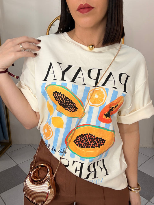 BLUE  PAPAYA TSHIRT