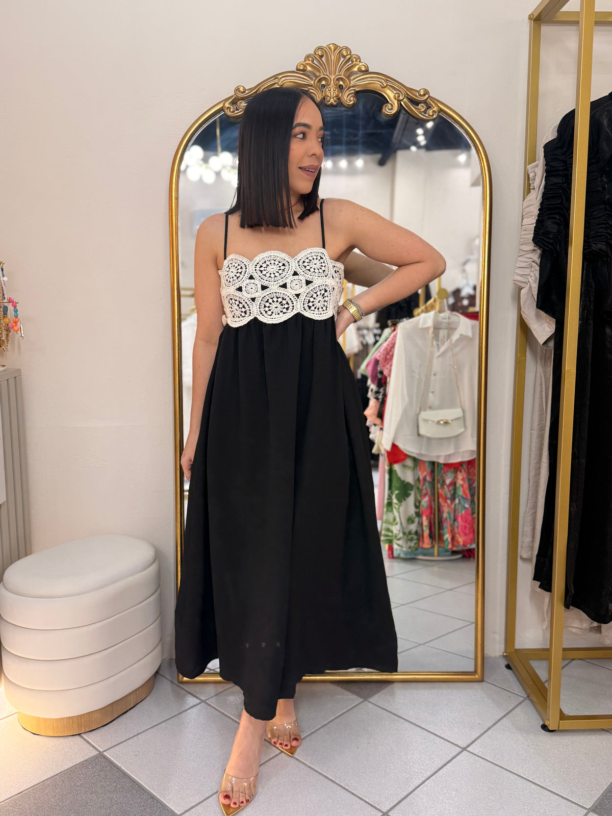 ALEJANDRA” BLACK DRESS