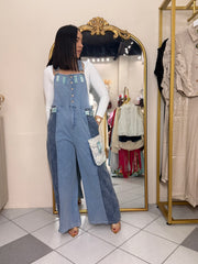 JULIANA”  DENIM JUMPSUIT