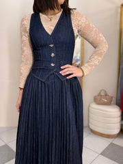 KAREN  DENIM DRESS