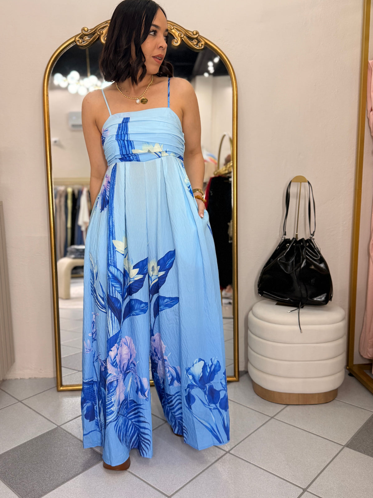 FRANCES BLUE  JUMPSUIT