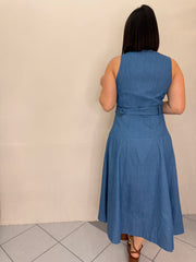 SACHA LIGHT DENIM DRESS