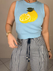 BLUE  TSHIRT LIMÓN
