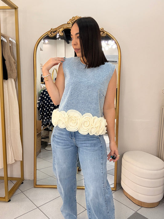 FABIANIS” DENIM TOP