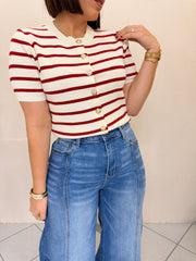 FRANCÉS WHITE/RED TOP